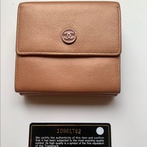 100% Authentic Chanel compact wallet